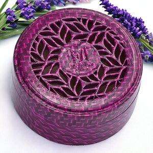 Circular Burner - Carbon Fiber Purple