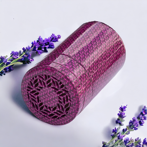 Circular Burner - Carbon Fiber Purple