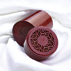 Circular Burner - Carbon Fiber Red