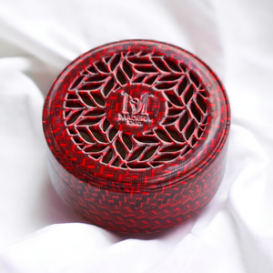 Circular Burner - Carbon Fiber Red